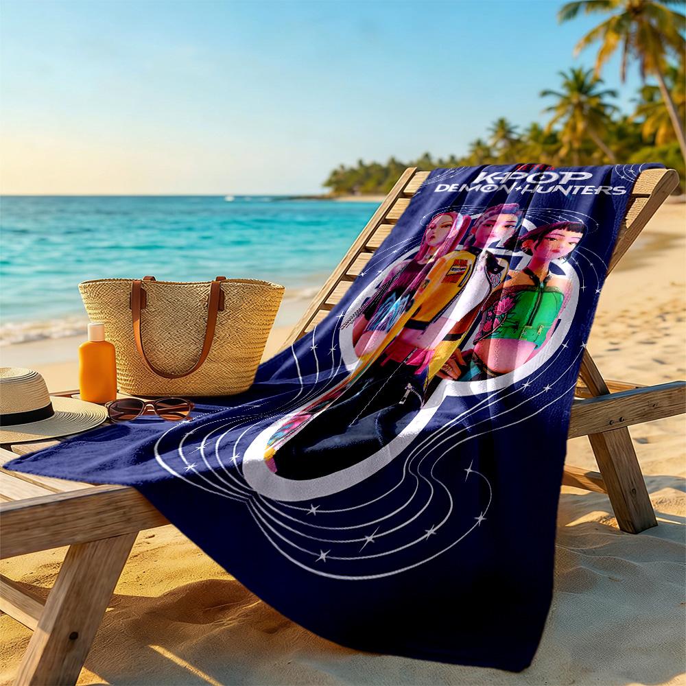 Hunter Girls Beach Towel Super Soft Microfiber Quickdry Fabric Comfortable Lightweight