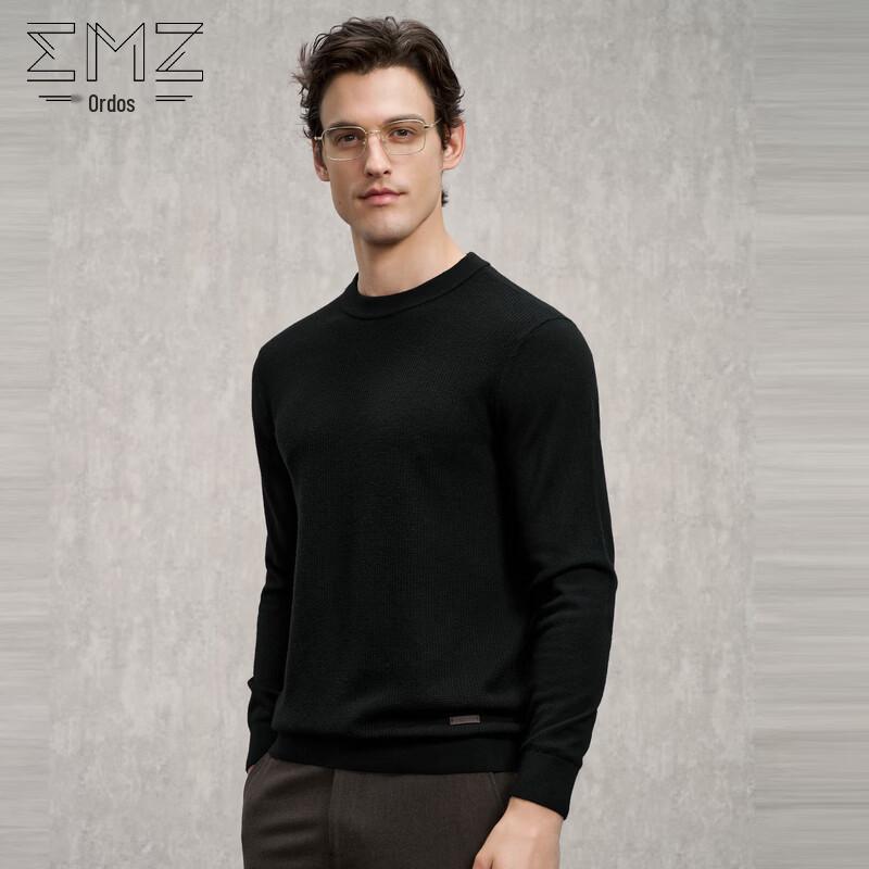 EMZ Men s Round Neck Wool Blend Sweater 3XL