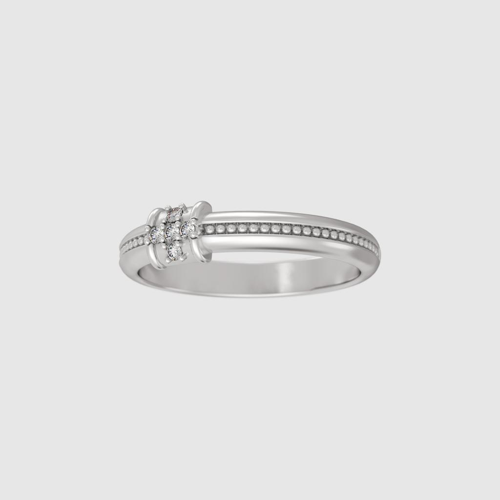 Musee.Art Saint Cubic Couple Rings (Women'S) (Type B)