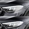 Für Mercedes Benz GLA/GLB/GLC/GLK/GLE/GLS Vorgeschnittenes TPU Scheinwerfer PPF Rauchschwarz Hochglanz Kratzfestes Schutzvinyl