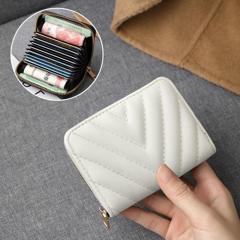 Womens Premium PU Card Holder Wallet With Multiple Slots Lightweight RFID-Blocking Organizer Daily Use