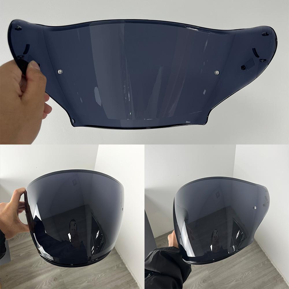 JC Visera Casco Moto Face Shield for SHOEI J-Cruise 1 J-Cruise 2 J-Force 4 CJ-2 Windproof Helmet Lens Polycarbonate Visière