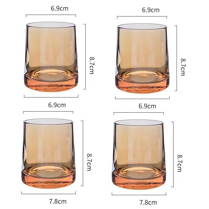 Gray Amber Color Glass Water Pitcher with Handle Heat Resisttant Cold Hot Kettle Large-capacity Tea Pot Water Bottle Juice Jug