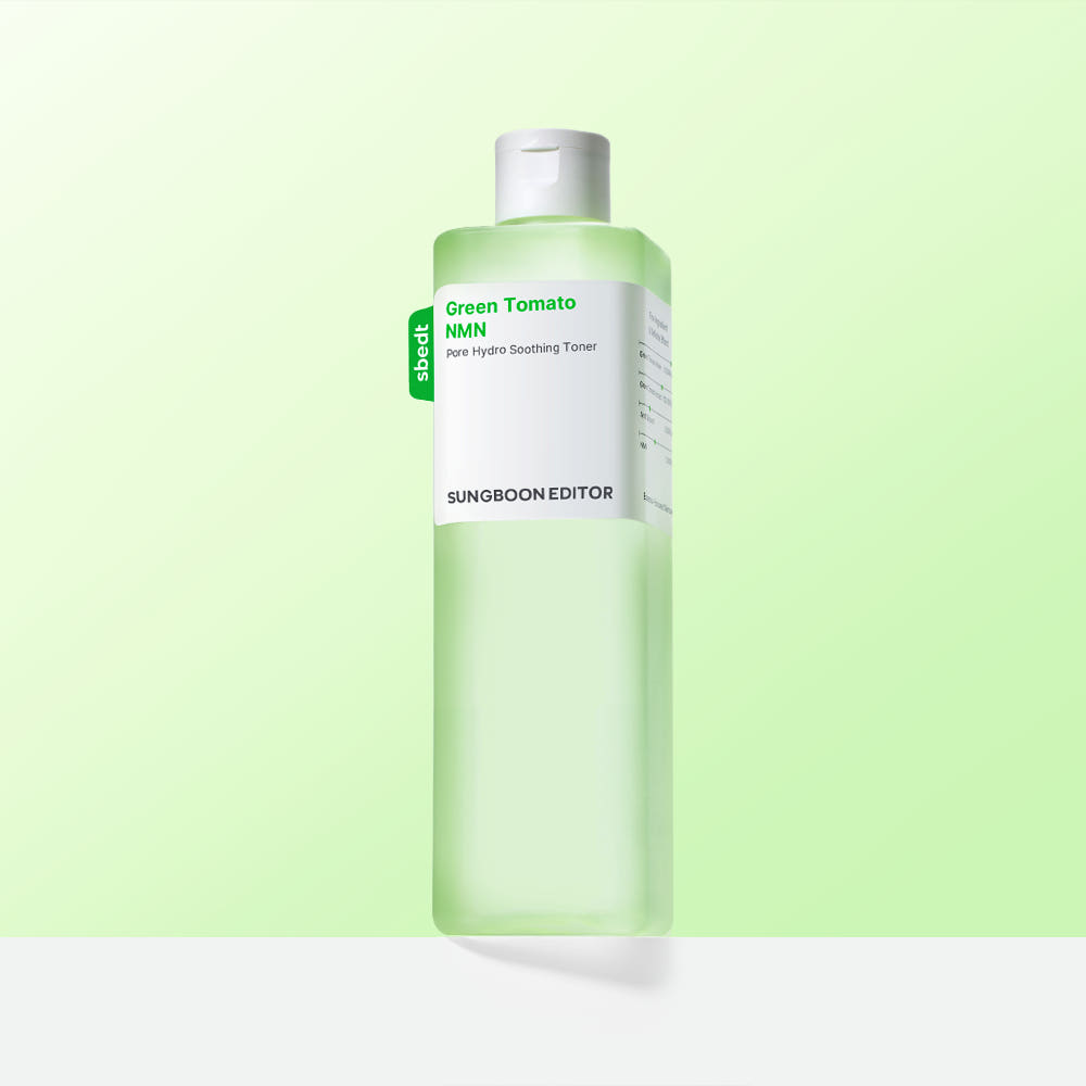 SUNGBOON EDITOR Green Tomato NMN Pore Hydro Soothing Toner 350ml Korean Hydrating & Pore Care Facial Toner