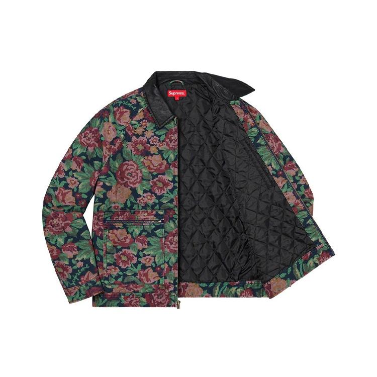 Supreme FW20 Week 9 Leather Collar Work Jacket 'Multicolor' Men's SUP-FW20-228