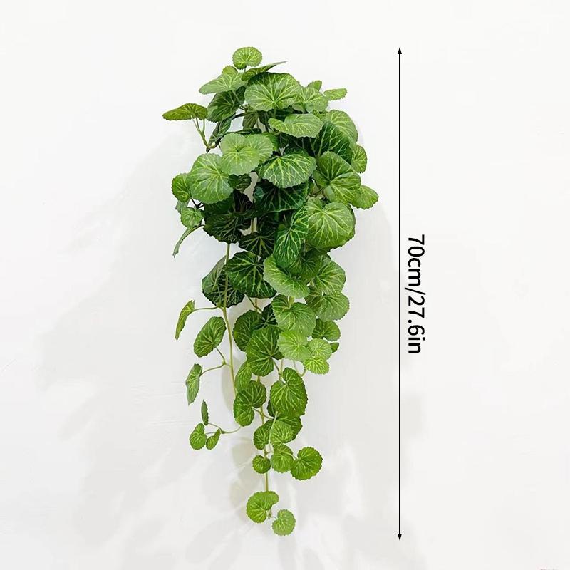Green Leaf Artificial Plant Decoraitons Wall Yard Garden Ornament Table Decoration Desk Accessories Room Decor