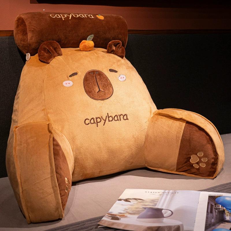 Capybara Kapibara Eisseide Nickerchenkissen Jungen und Mädchen Büro Kissen Nickerchen Artefakt Plüschkissen