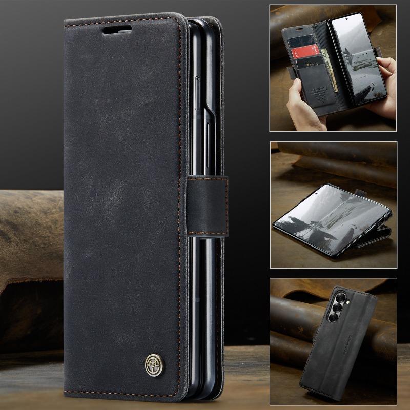 For Samsung Galaxy Z Fold 7 5G 2025 Flip Case Leather Card Wallet Book Coque Samsung Z Fold7 Case Z Fold7 Fold 6 5 4 Magnet Capa