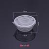 Disposable Round Plastic Bowl with Lid