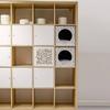 Stencils de Dessin Peinture en Plastique PET Modèles Carré Blanc Crème Motif Imprimé Léopard 30x30cm