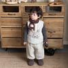 Baby Cotton Vest Set Thickened Autumn and Winter Children's Clothing Boys Fleece Bottoming Shirt
