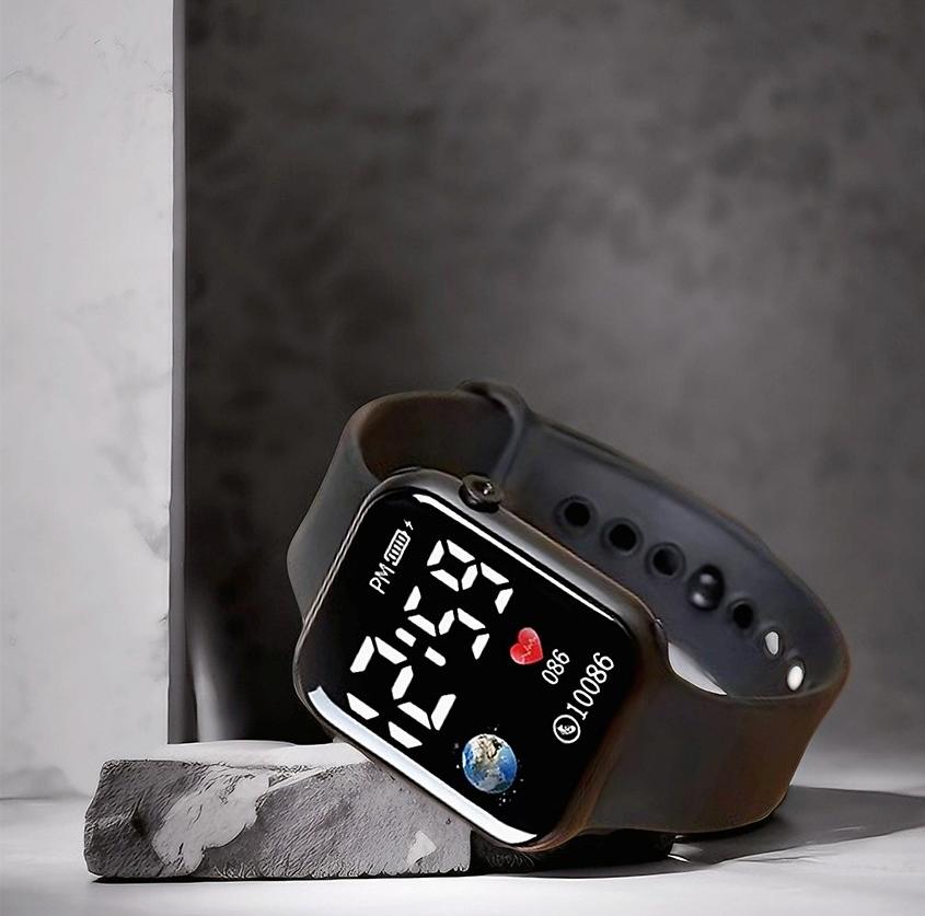 Unisex LED Electronic Wristwatch