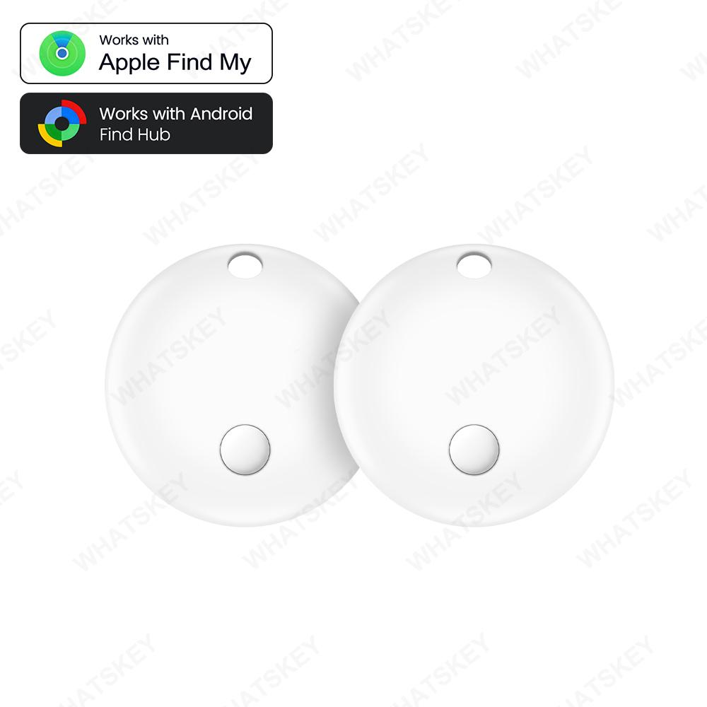1-4Pack Mini Gps Dual System Tracker For IOS Android Google Find Hub App Item Finder Bag Key Locator Smart Bluetooth Tracker