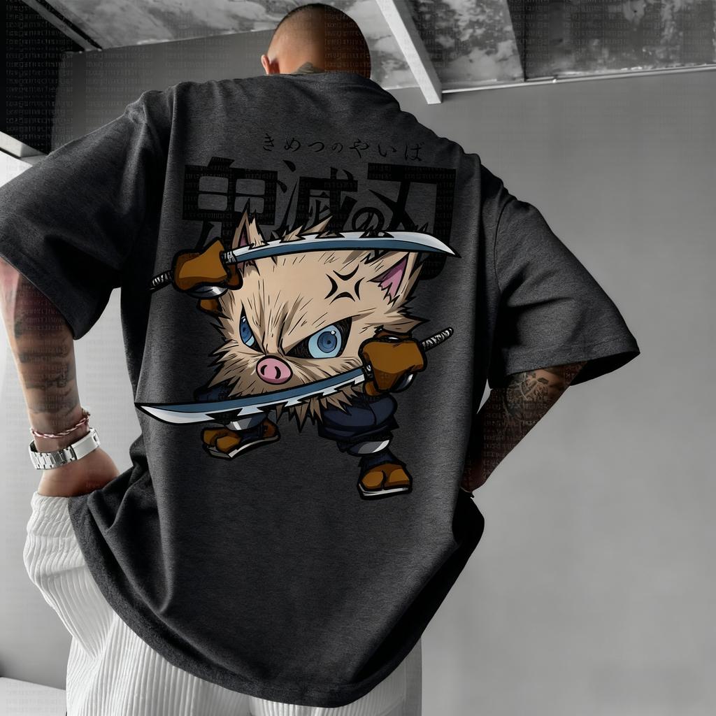 Demon Slayer Joint Pokémon Animation Derivatives Mens and Womens Summer Fashion Oversize TshirtHoodieShorts and Sweatpants