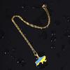 Ukraine Karte Halskette Einfache Ukrainische Symbol Halskette Party Schmuck Edelstahl Ukraine Umriss Anhänger Halskette