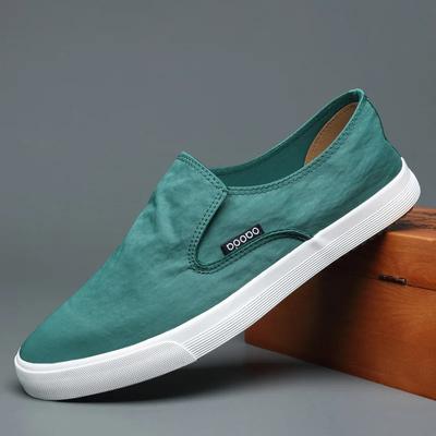 Neue Herrenschuhe Stoff Freizeitschuhe Frühling Sommer Atmungsaktiv Flache Schuhe Straße Leichtgewichtige Slipper Loafer