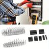 Dupont Connector 620-Kit 2.54mm Pitch Single Row Male Headers, Dupont Crimp Pins for 3D Printer and FPV Jumper Wire, Ribbon Cable