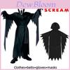 Costum de Halloween Înfricoșător Pentru Copii Îmbracă-te în Costumul Îngrozitor Scream!