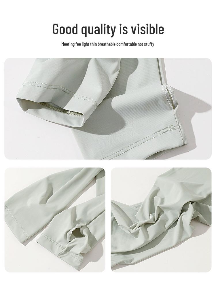 Ice Silk Sun Protection Arm Sleeves for Women - UV-Resistant Sleeve Covers for Summer Driving and Cycling