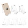 5 Pcs Acrylic Book Nail Art Display Holder Transparent Multifunctional Book Display Easel Holder for
