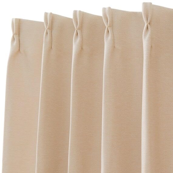 

Nitori RD016 Blackout Grade and Set of Product 7325164 Curtains, 1, Heat-Blocking, Flame-Retardant, 100x200cm, 2, Beige, Number бежевый