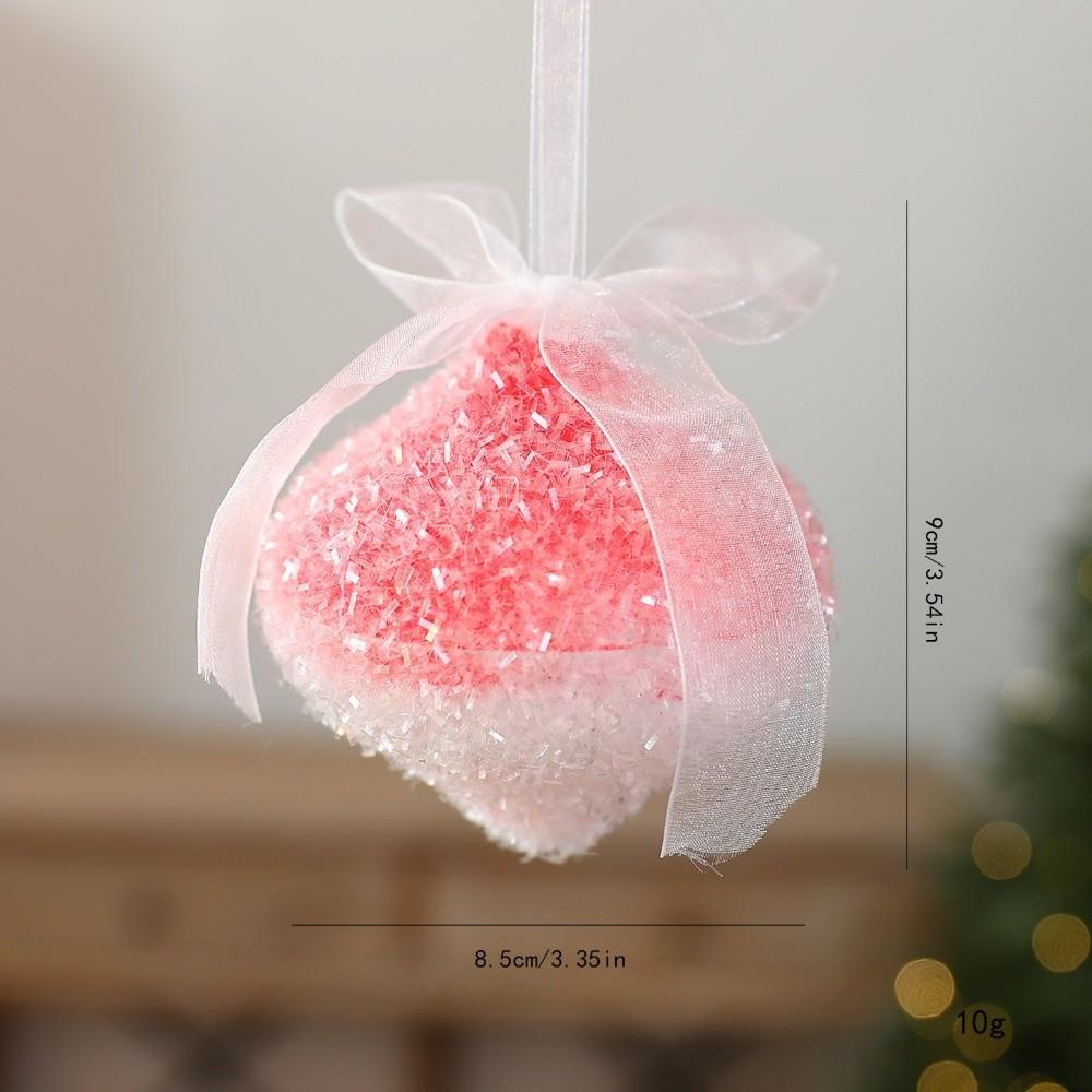 1 Pair Foam Foam Christmas Ball Sequin Bow Foam Christmas Ornaments Christmas Tree