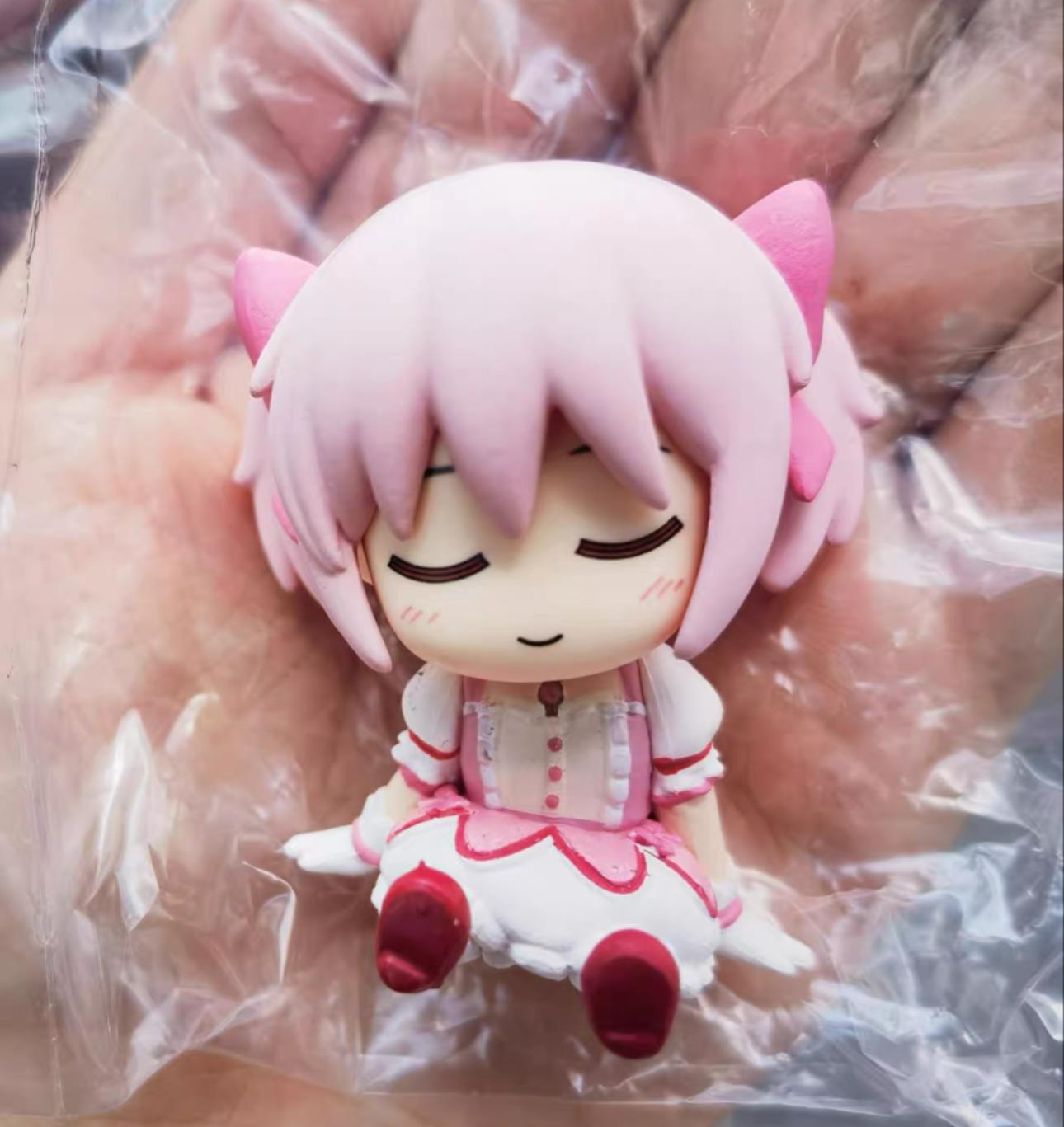 Interesting Toys Unisex Action Figure Puella Magi Madoka Magica Kaname Madoka Tomoe Mami Akemi Homura Incubator Gashapon Model Toys