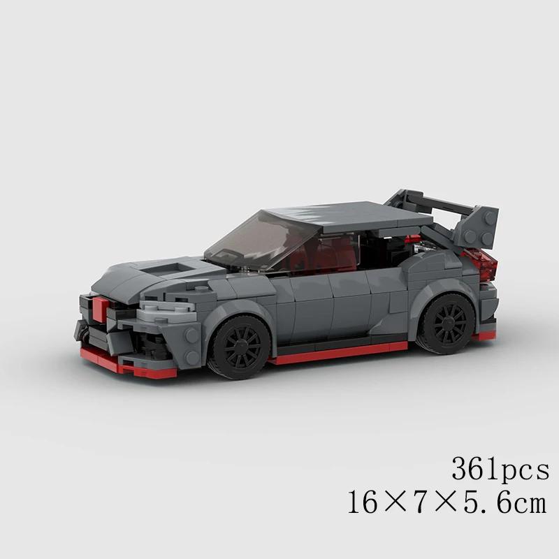 MOC Speed Racing Car SUV Pickup GT500 G63 RX7 Technical Building Blocks Super Race Bricks Kid Toy