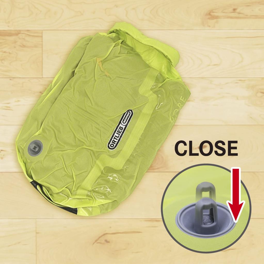 ORTLIEB Dry Bag PS10 Valve K2221 Light Green 7L 7L / 27(H) x 55(Circumference) x 17.5(D) cm