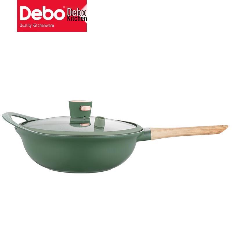 Debo Yibente 32cm Aluminum Stir-fry Wok