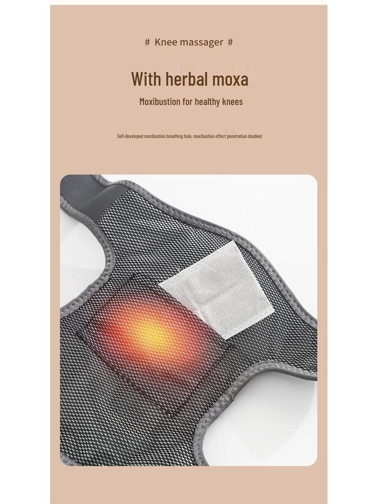 Rechargeable Heated Knee Massager for Joint Pain Relief