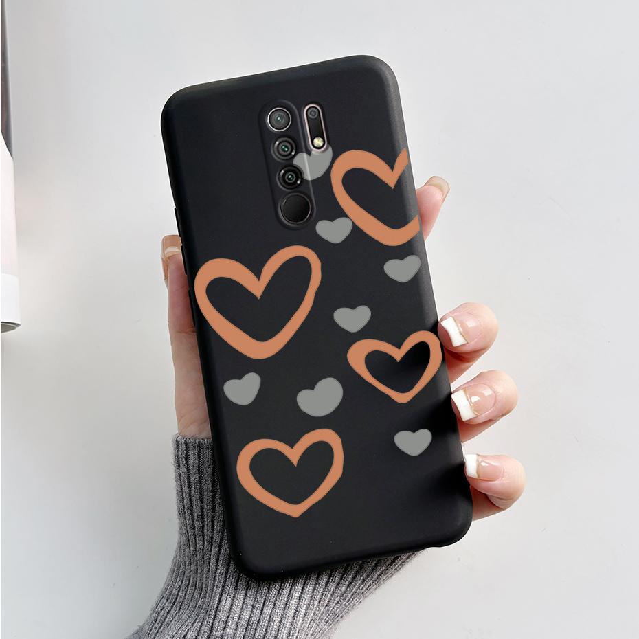 For Xiaomi Redmi 9 Case Redmi 9 Prime Cover M2004J19G M2004J19C redmi9 Cute Cartoon Bear Silicone TPU Soft Phone Case Back Cover
