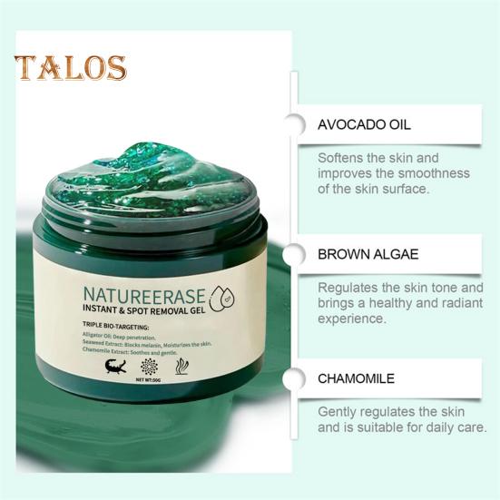 Instant Mole Spot Removal Gel Corrector Cream for All Skin Types Natural Extracts 50g Hydrating Gel Dark Spot Remover for Body Skin Repair Reduces