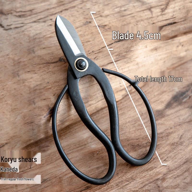 Ikenobo Florist Japanese-Chinese Composite Steel Shears: Gardening, Pruning, Carving, and Flower Arranging Scissors.