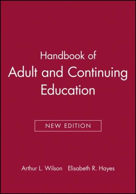 The Handbook of Adult and Continuing Education Book