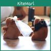 Plüsch-Capybara-Paar Schlüsselanhänger Mit Hochzeitskleid Weiches Spielzeug Für Geschenk Geschenke