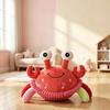 Talking Function Jumping Crab Toy Plush Interactive Moving Toy  Speech Learning