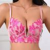 Underwire Lace Bra & Panty Set: Minimizes Large Breasts, Anti-Sagging, Youthful Style for Girls