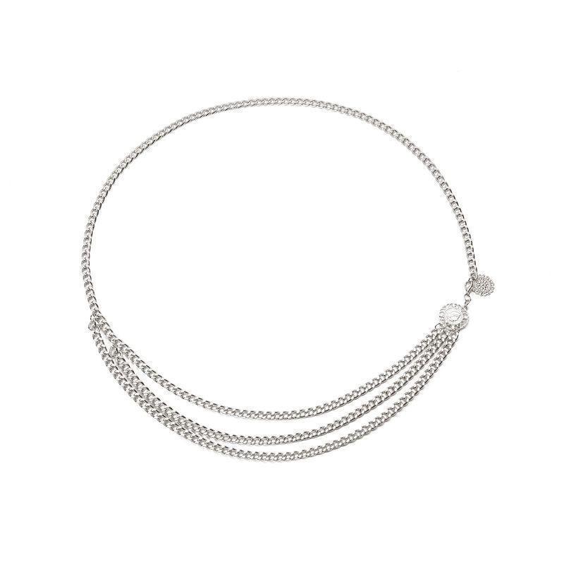 

Hollow Sleek Circle Waist Chain For Women Perfectly Complements Any Dress Outfit Or Style One Silver