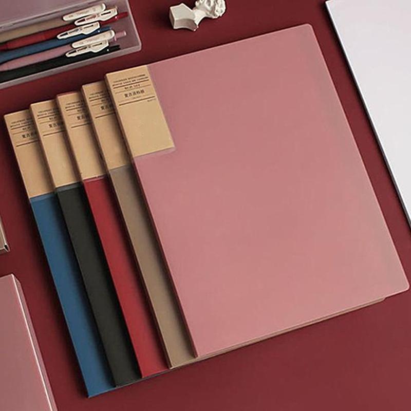 Presentation Folder with 60/80/100 Pocket Display Folders for School Presentations Insurance Financial Documents