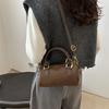 Elegant Boston Shoulder Bag Large Capacity Women Handbags Fashion Bowling Bag Women