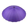 24-Rib Waterproof Umbrella with Curved Handle, Straight Pole, Impact-Resistant Fabric, Safety Umbrella, Automatic Promotional Umbrella, Rainbow