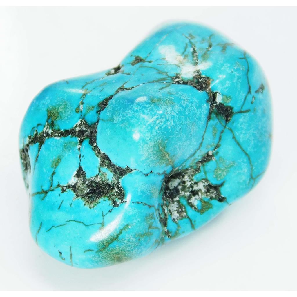 Blue Turquoise Rough 90 Carat Natural Arizona Slab CERTIFIED Loose Gemstone