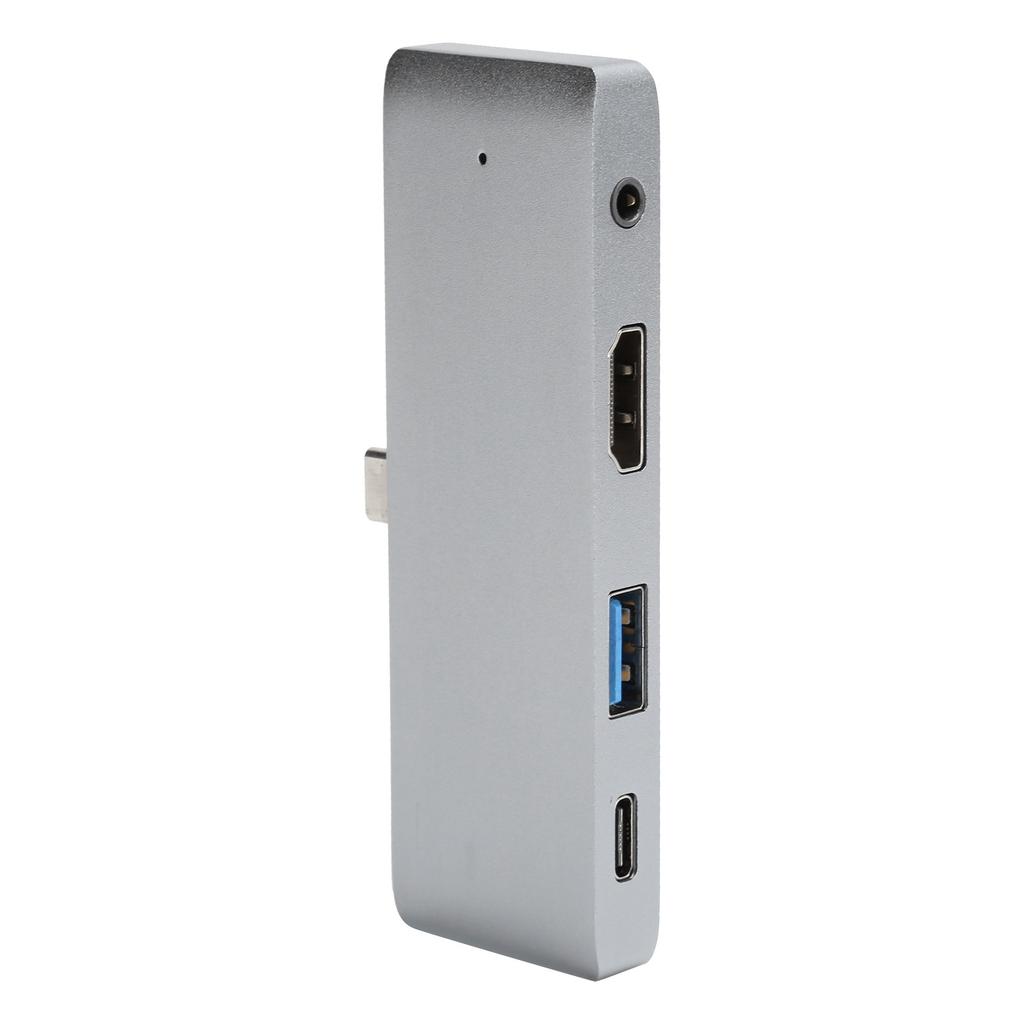 4in 1 Type C Hub Docking Station TypeC To HD Multimedia Interface Audio3.5+USB3.0+USB C Adapter