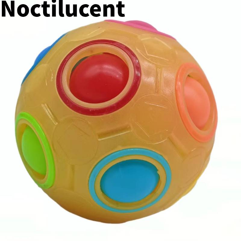 Ball Magic Rainbow Circle Spinner Puzzle Speed Cube Stress Relief Children Toys