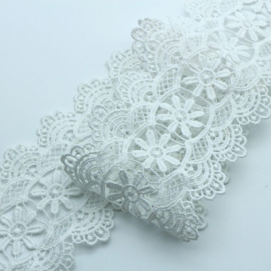 New Water-Soluble Lace Milk Silk Embroidery Lace, Exquisite Barcode Lace Wholesale Underwear Lace