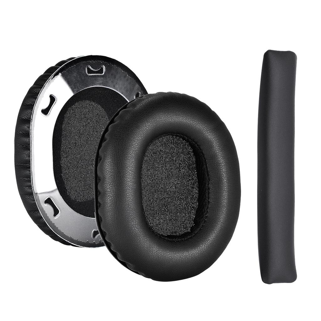 Elastic Ear Pads Headband for ATH-M70X M70 Headphone Noise Cancelling Cushions Qualified Ear Pad Sleeve Buckle Earcups