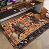Medieval-style vintage patterned rug, suitable for living room, bedroom, game room, computer room and home décor.
