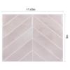 V-Shaped Waterproof Oil-Proof Self-Adhesive Decorative Wall Sticker for Home Beautification
