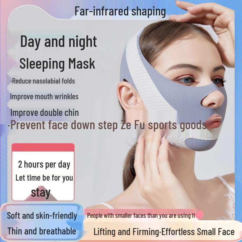 Far Infrared Face Sculpting Mask for Lifting and Firming - Sleep Bandage To Improve Double Chin
